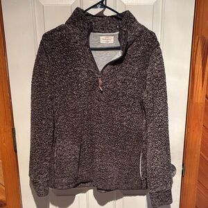 Weatherproof Women's V-Neck Sweater - Dark Gray